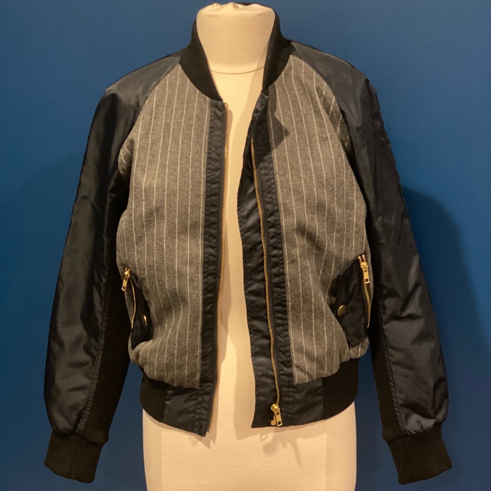 Jcrew navy Bomber